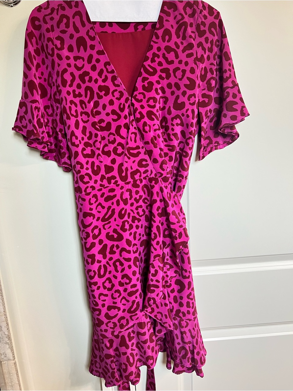 Marie Oliver Rita Wrap Dress in Wild Cat